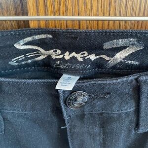 Seven Black stretchy ankle jeans